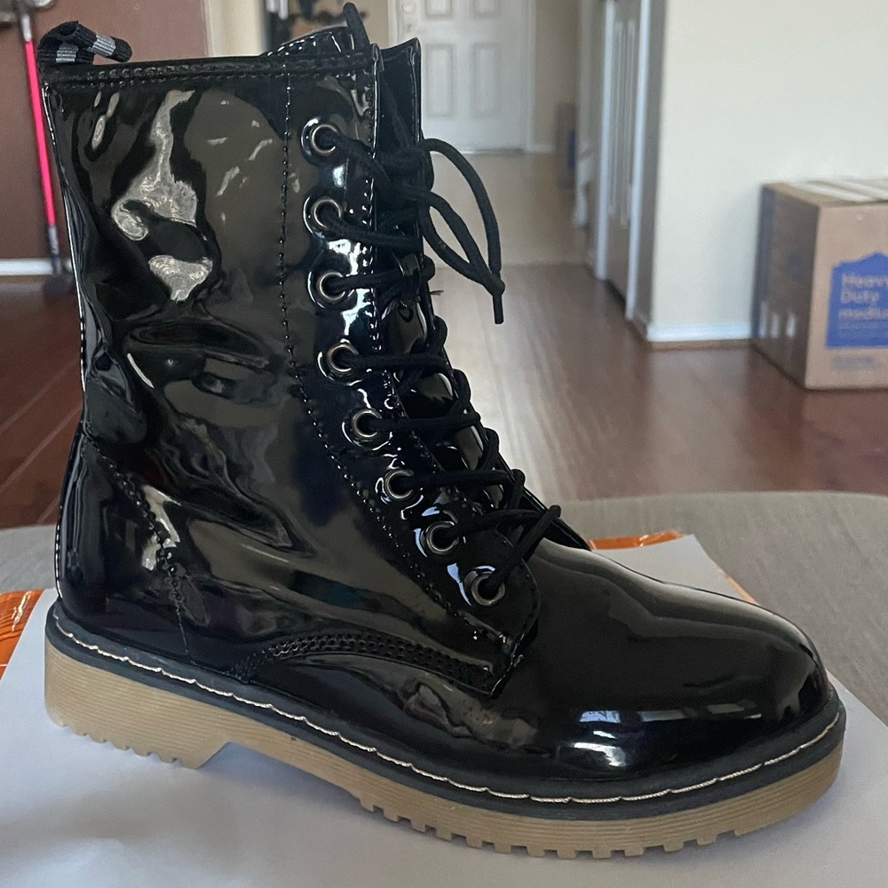 Black Combat Boots